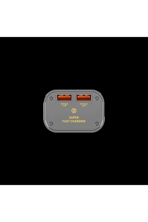 Link Tech C122 Strong 10000 Mah Pd 22.5w Şeffaf Powerbank Sarı - 4