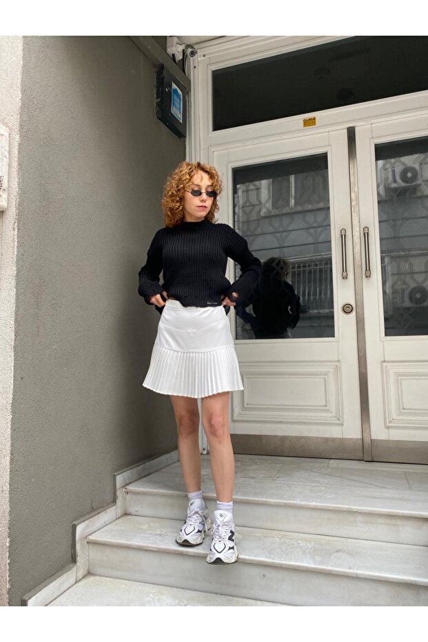 PİLELİ MİNİ ETEK - 3