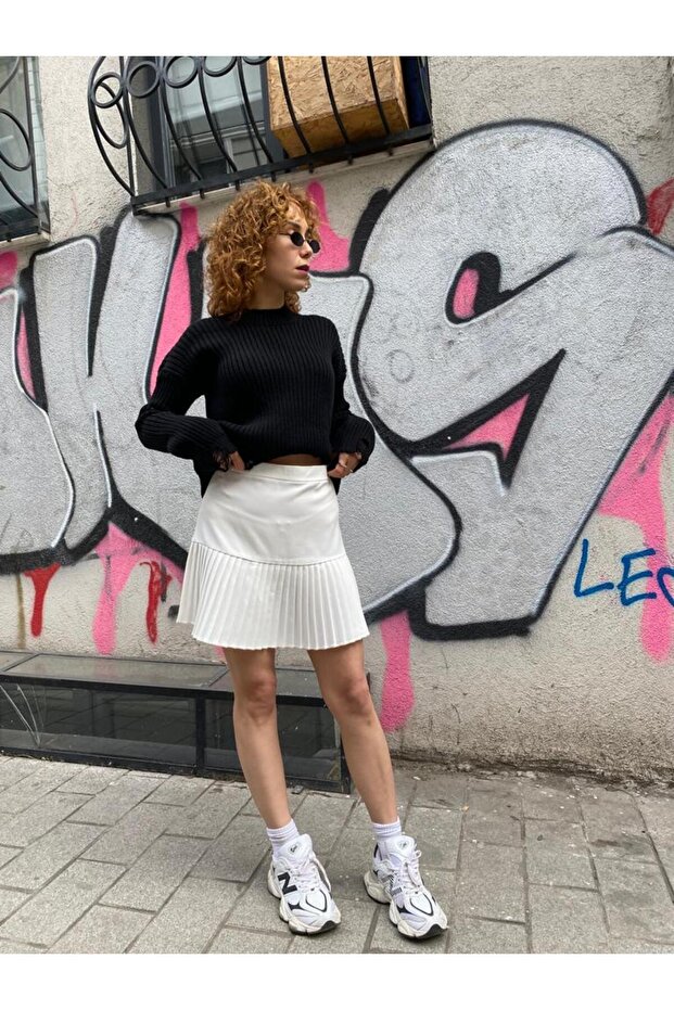 PİLELİ MİNİ ETEK - 8