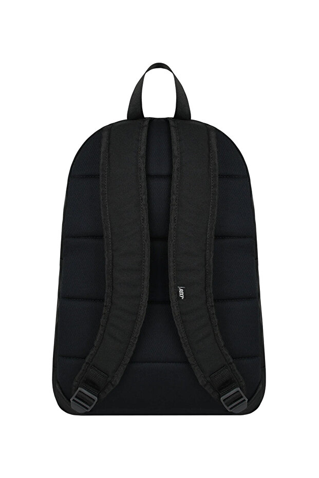 حقيبة ظهر سوداء متعددة الأقسام مقاومة للماء باللون الأسود - 4