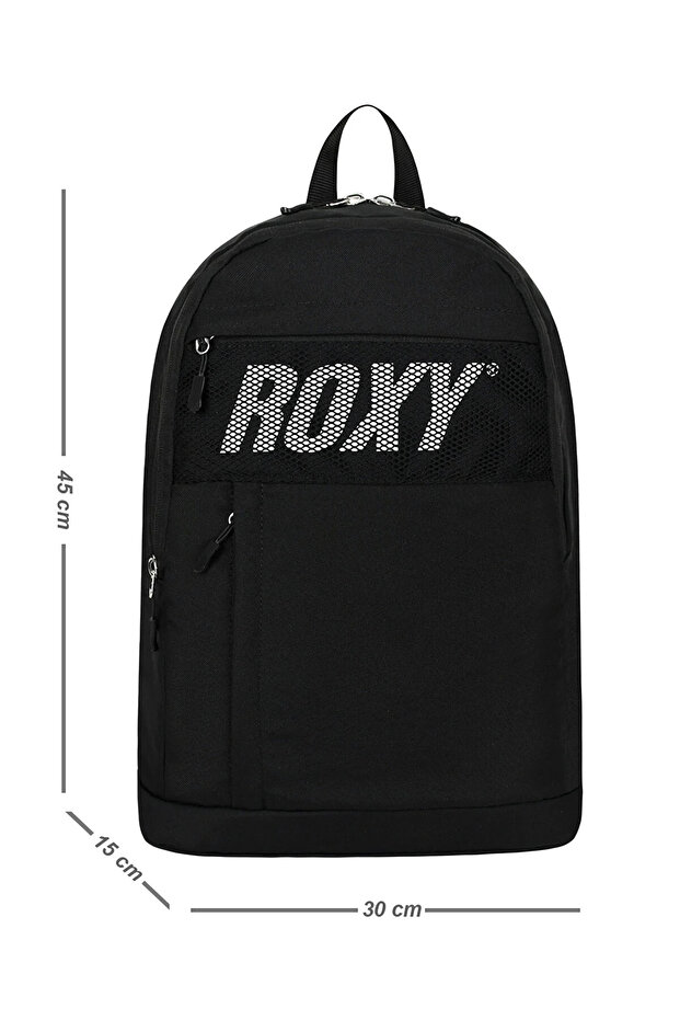 حقيبة ظهر سوداء متعددة الأقسام مقاومة للماء باللون الأسود - 1