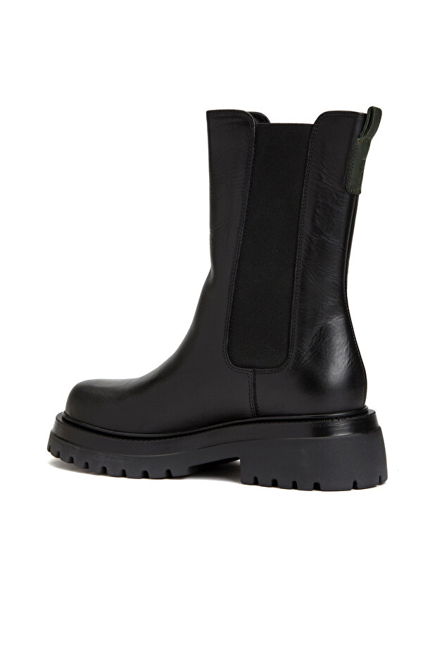 Siyah Kadın Deri Bot - 3