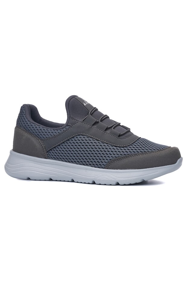Daily Men's Adult Gray Sneaker Large Size Sports Shoes Rubber Laced Breathable 110
