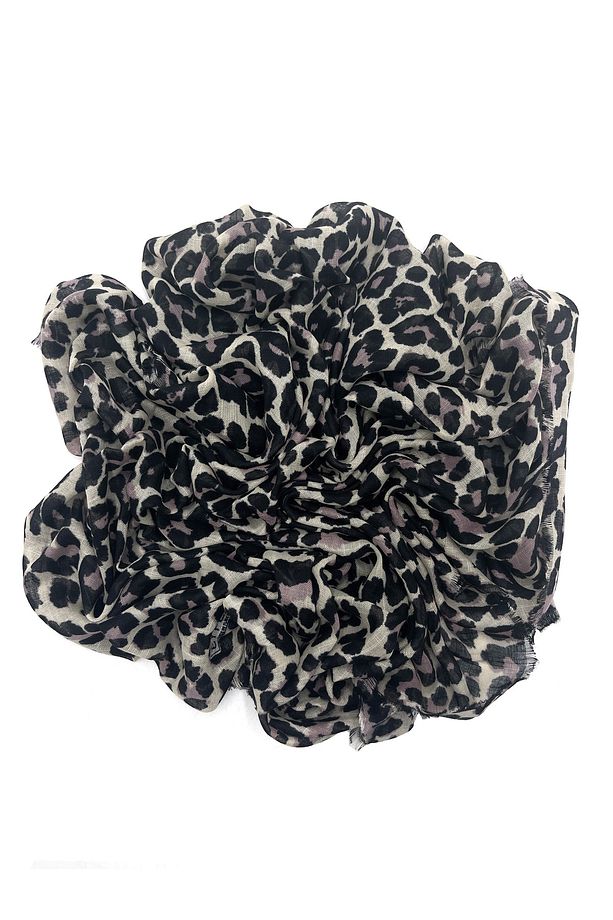 10'lu Set Karışık Desen Flamlı Pamuklu Yazma Eşarp 100x100cm Leopar Zebra Etnik Geometrik Hediyelik - 8