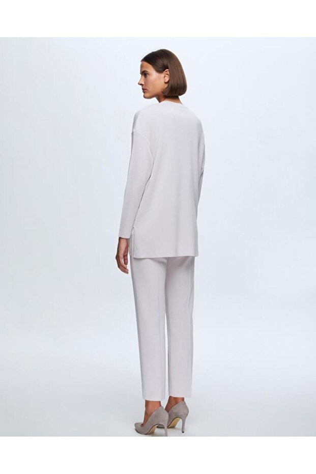 Kadın Önü Taşlı Basic Tunik - 2