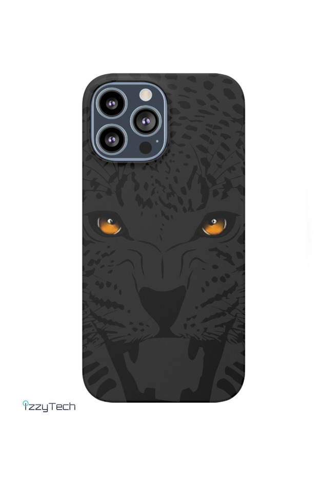 حافظة إطلاق بنمط النمر المخملي المتوافقة مع هاتف Iphone 14 Pro - 1