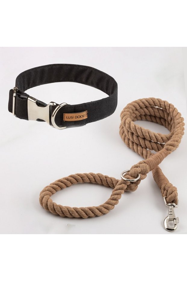 Dog Leash Set Dog Collar Dog Travel Rope