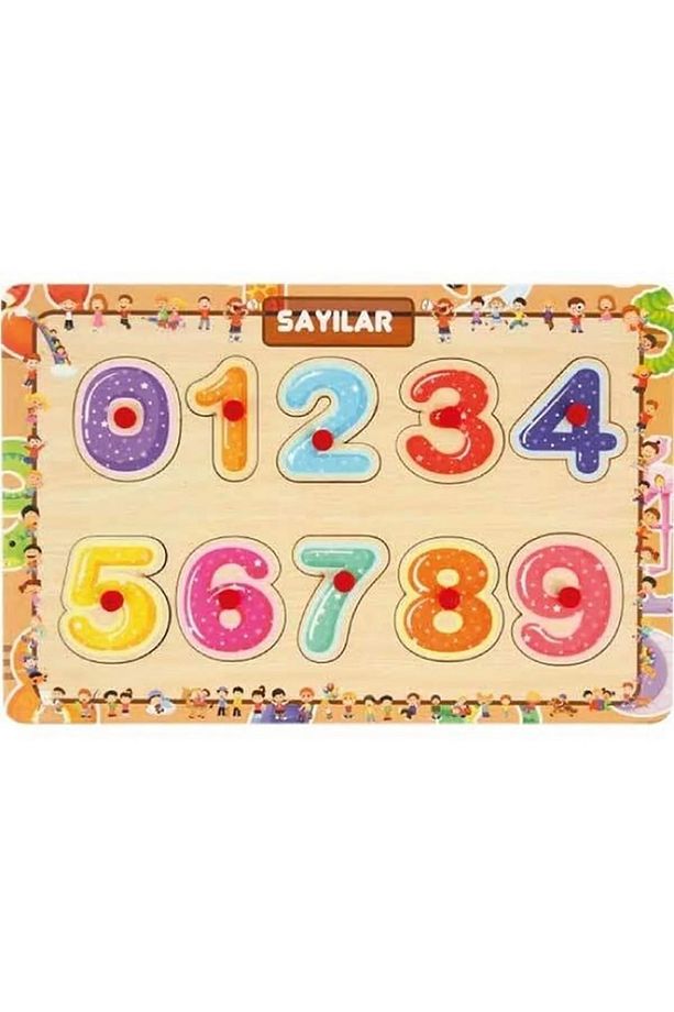 4 Adet Ahşap Tutmalı Puzzle Set-1 - 5