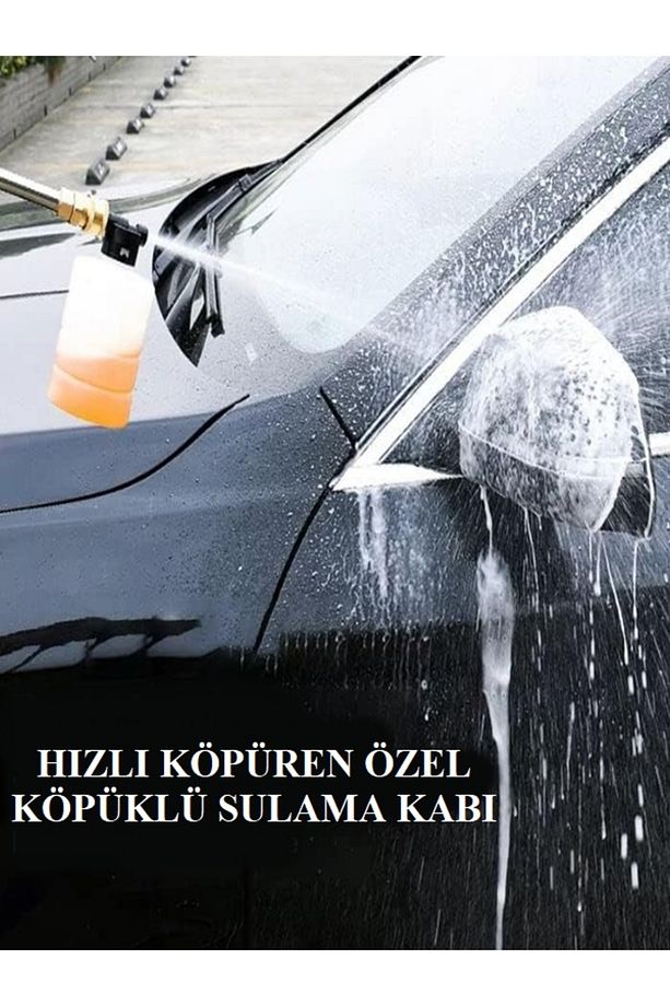 30 Bar Şarjlı Tek Akülü Araba Yıkama Çiçek Sulama Zemin Temizleme İçin Basınçlı Su Püskürtme Cihazı - 4