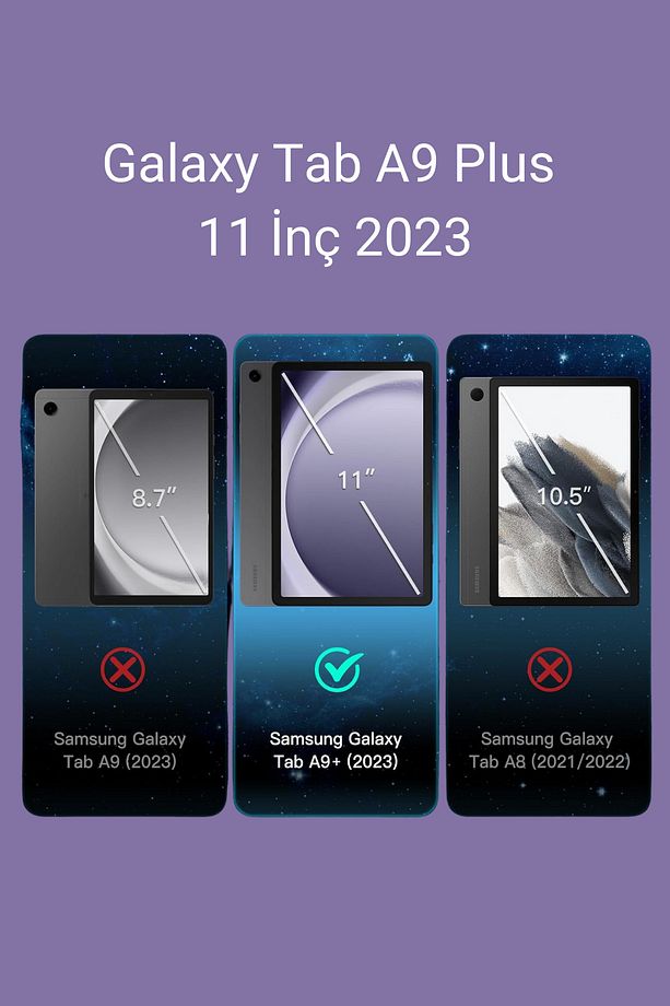 Galaxy Tab A9+ / A9 Plus 11 inç 2023 Uyumlu Gerçek Kağıt Özellikli Paper Like Ekran Koruyucu - 3