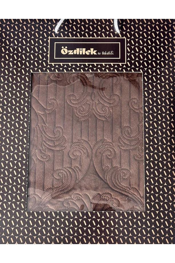 Flair Yatak Örtüsü Çift Kişilik-Kahve - 1