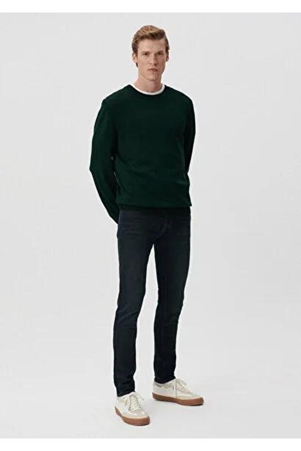 M0042485831 Blue Pants James Deep Oily Green Liux Black