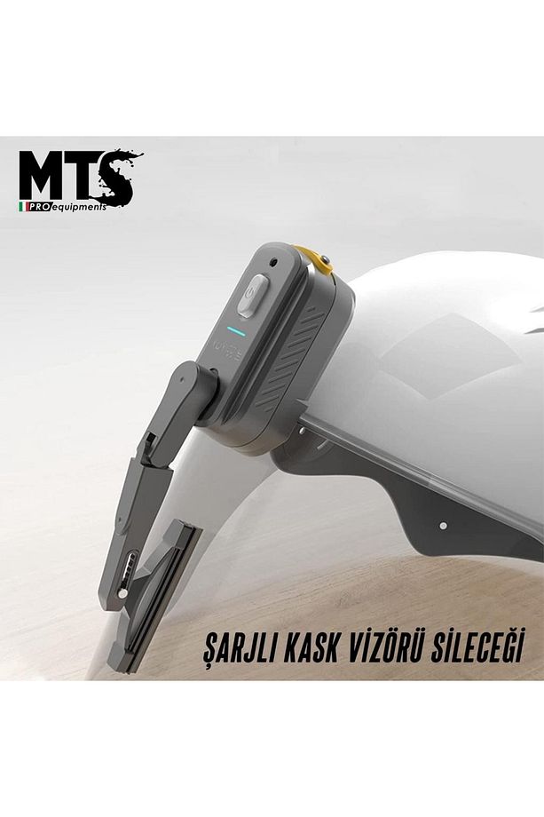 Motorsiklet Kask Cam Sileceği ( Usb Ve Şarjlı ) - 8