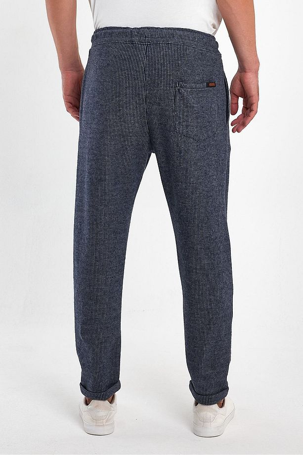 BELİ LASTİKLİ BAĞCIKLI DUBLE PAÇA PANTOLON (E23-50902) - 5