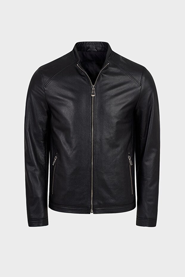Men's Genuine Leather Coat