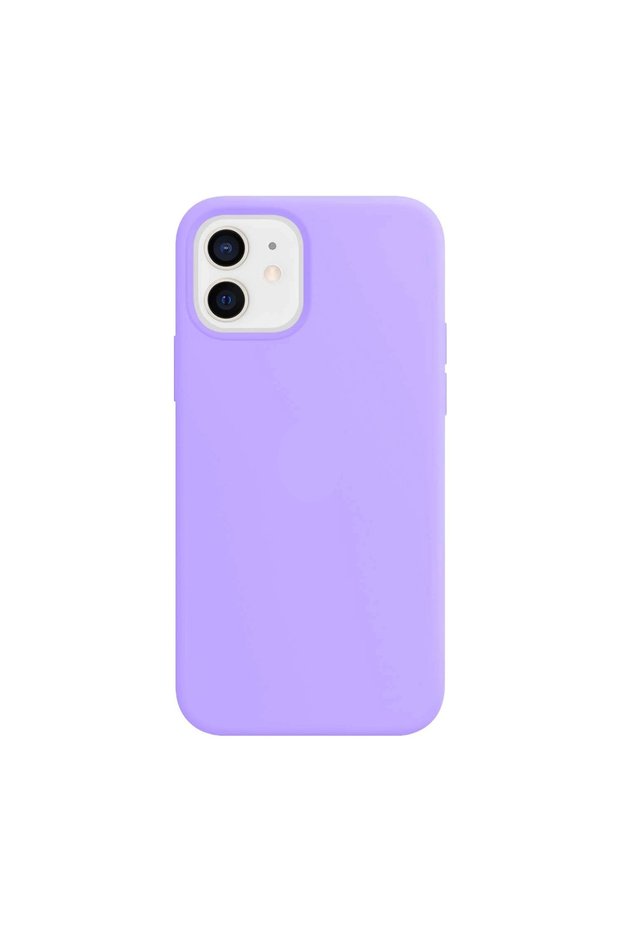 حافظة إطلاق من السيليكون المخملي المتوافق مع iPhone 12 و12 Pro