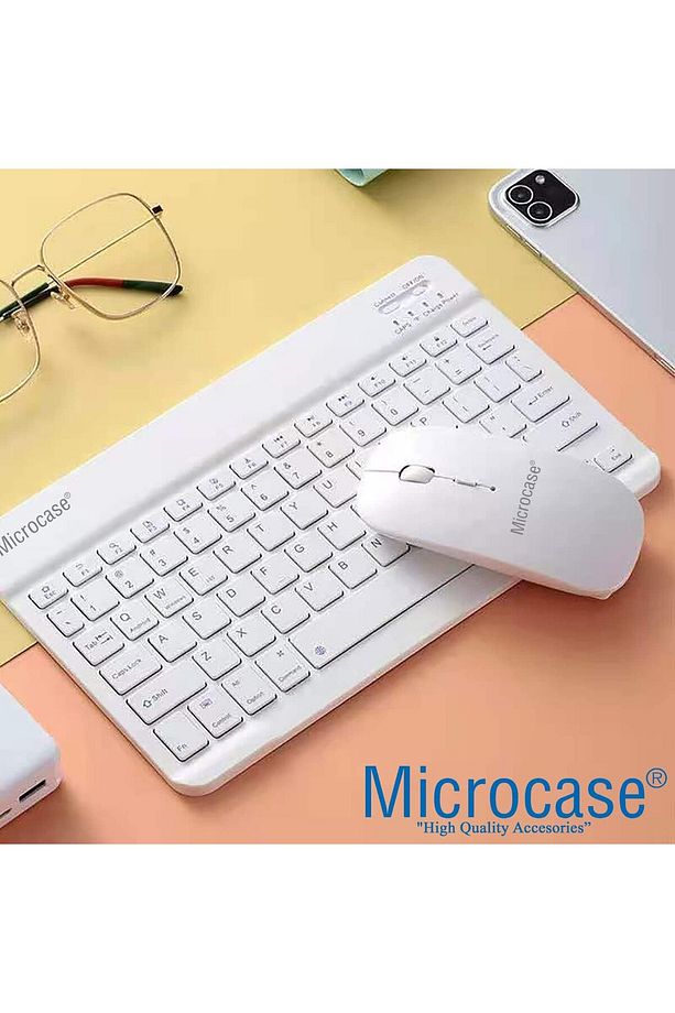 Tablet ve Telefonlar için Türkçe Q Bluetooth Klavye ve Mouse Set - AL3476 - 5