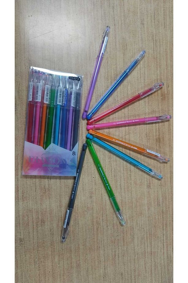 CS-821 0,5 JEL KALEM 8 Lİ SET - 2