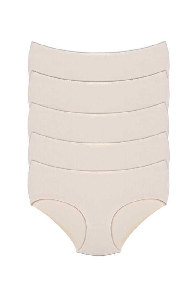 5 Pieces of Laser Cut Seamless Invisible Panties that do not leave marks, with cotton crotch