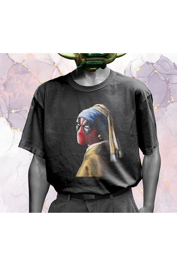 Deadpool - Inci Küpeli Deadpool - Oversize Tişört - 1
