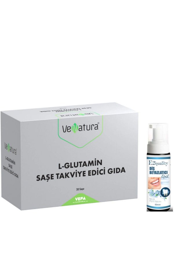 L-Glutamine 30 Sachet Food Supplement - Teeth Whitening Foam Gift