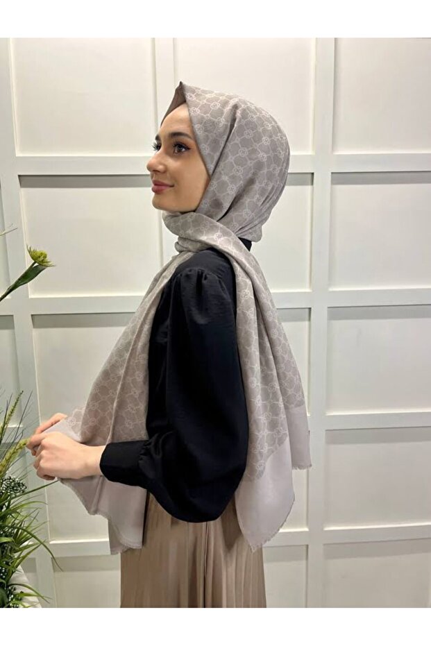 Σάλι Elegance Monogram - Mink 1090100 - 3