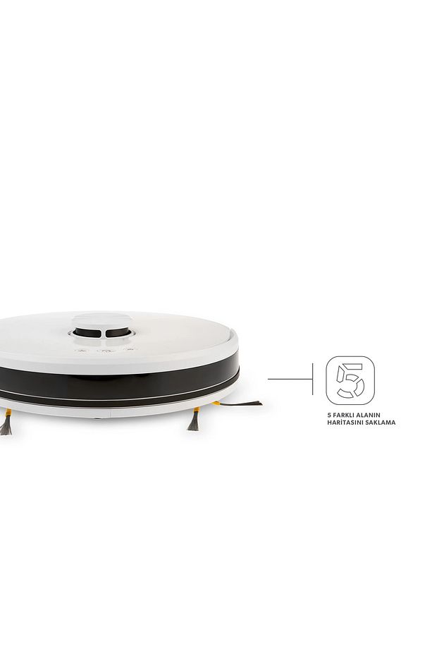 Yeni Seri Wi-Fi Bağlantı Moplu ve Laser-Lidar Haritalamalı Alex Üç Farklı Emiş Robot Süpürge - 6