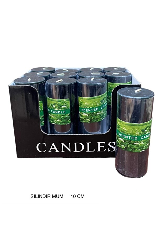 Mum Silindir 10 Cm 1 Adet - 1