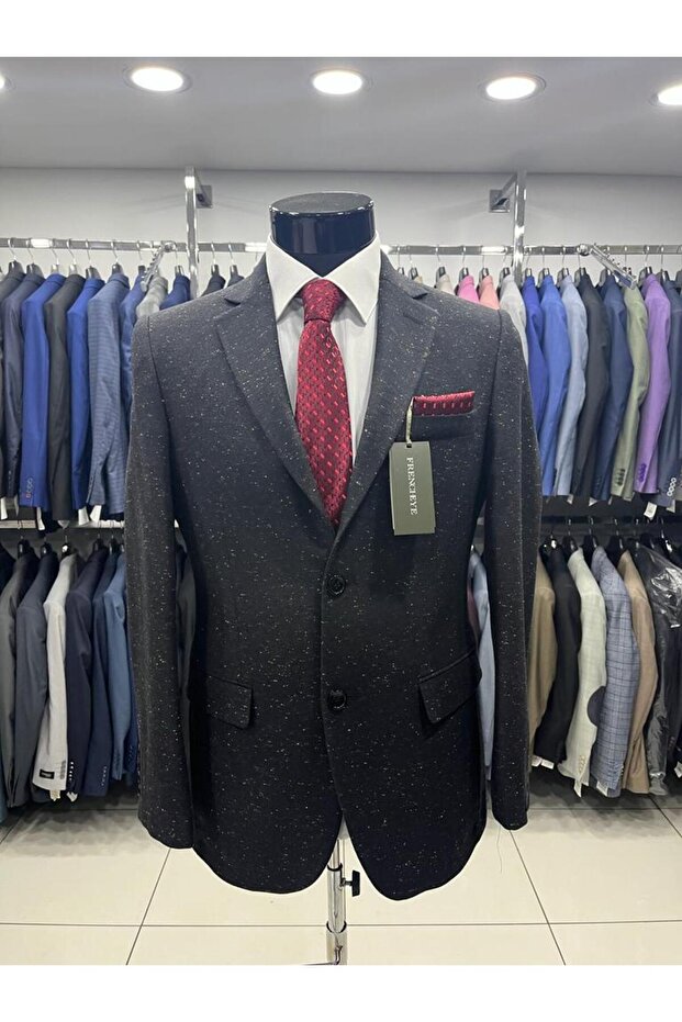 Yünlü Tek Ceket - 2