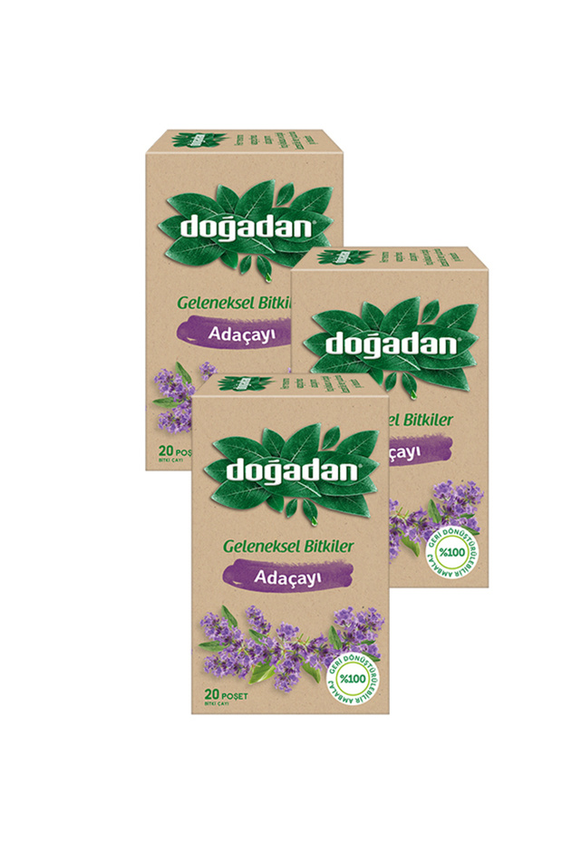 20 Sachets Sage Herbal Tea from 3 Pieces
