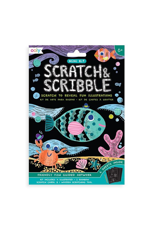 Mini Scratch & Scribble - Friendly Fish - 1