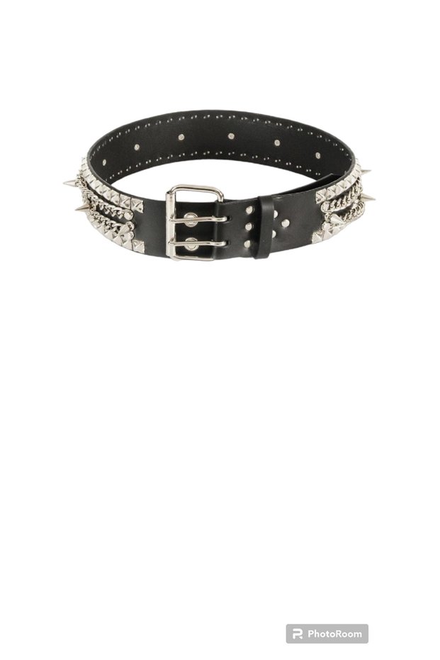cowboy buckle gothic punk metallica style studded belt