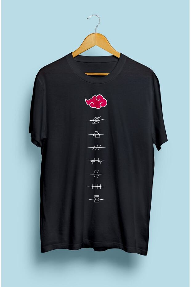 Uchiha Itachi Naruto Anime Character Design Printed T-Shirt