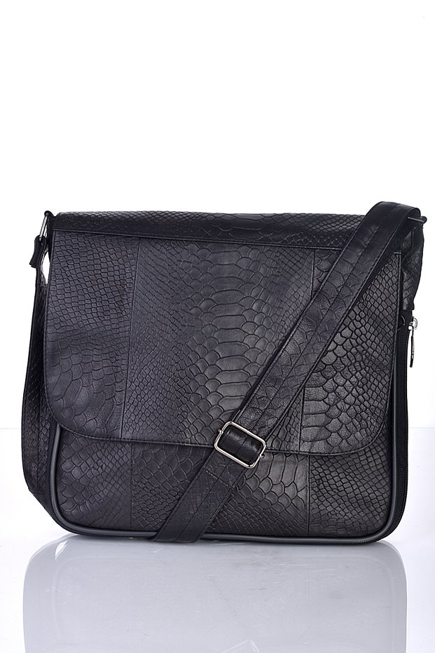 Crossman Genuine Leather Unisex Cross Messenger Bag
