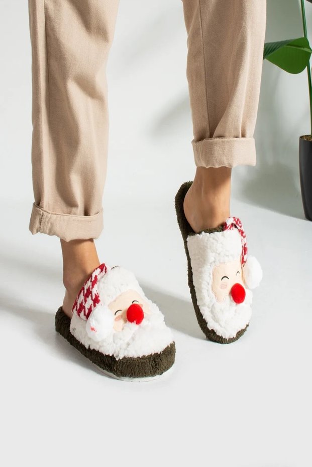 Santa Claus Christmas Slippers Home Slippers Home Slippers Guest Slippers Non-Slip Sole Slippers