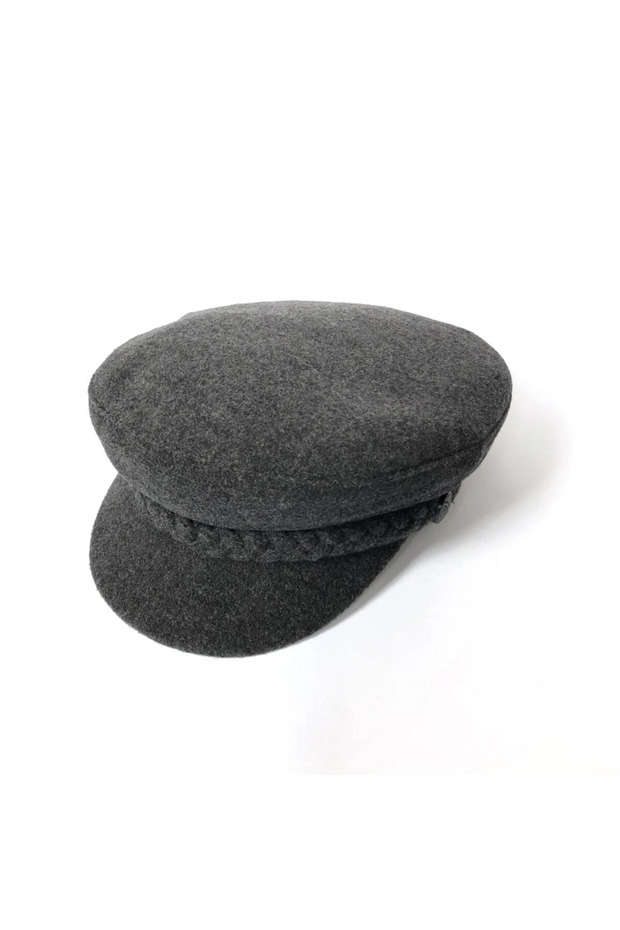قبعة كابتن شتوية من قماش الكشمير Ecevit - 1