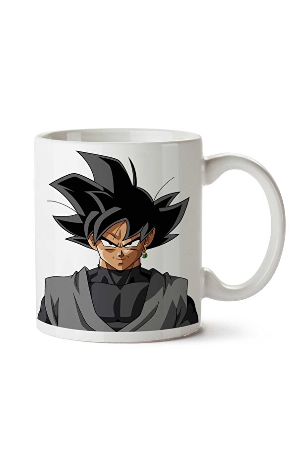 Black Goku 2.png Two Side Printed Mug Cup