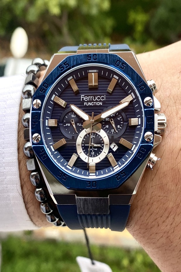 Function ساعة يد رجالية نشطة لجميع الوظائف + هدية سوار - 3