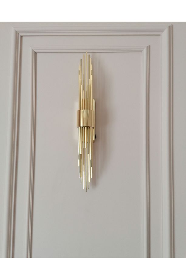PİLLİ DUVAR APLİK (ALTIN RENK KAPLAMALI) SEMCO LED AYDINLATMA - 3