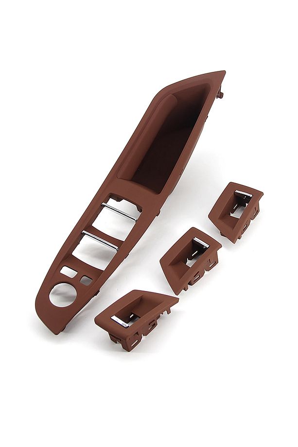 Bmw F10 5 Serisi (2011-2016) Taba Renk Iç Kapı Kolu Tutamağı Ve Cam Tuş Seti 7 Parça - 3