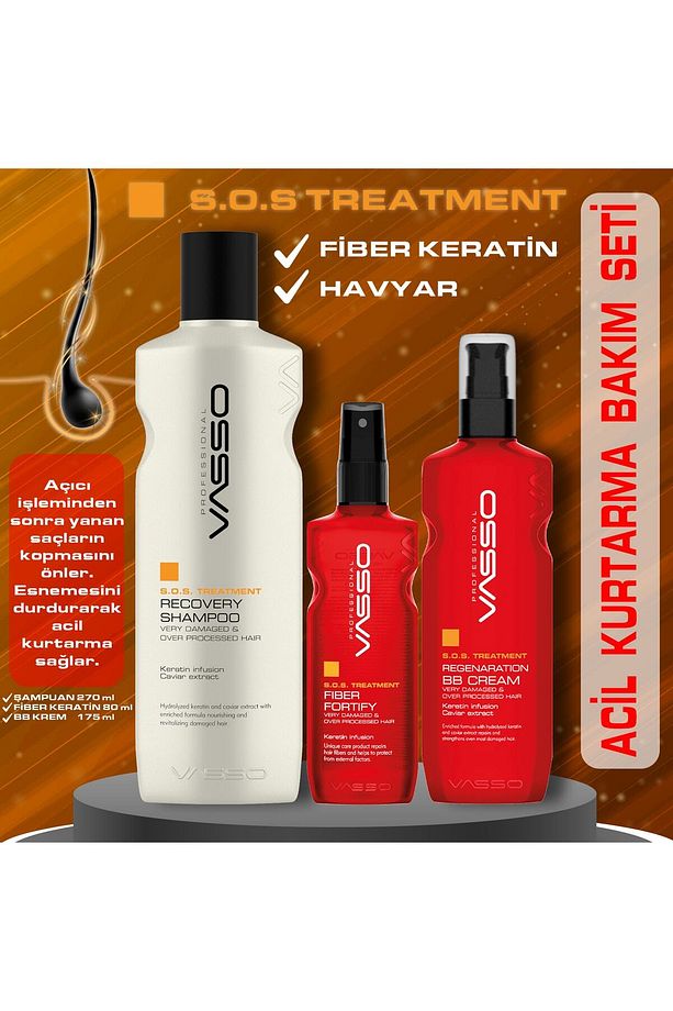 Aşırı Yıpranmış Saçlar Için Kopmayı Ve Esnemeyi Durduran Bakım Seti (şamp270ml-ff80ml-bb175ml - 4