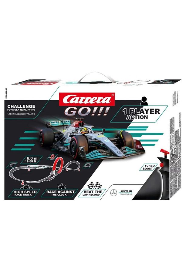 Go Slot Araba Yarış Seti Challenge Formula Qualifying Hamilton No.44 - 4