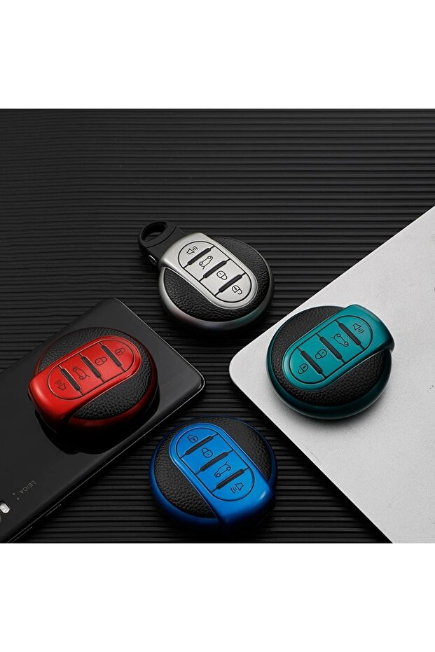 Tpu Mini Cooper Key Control Case (Silver) - 6