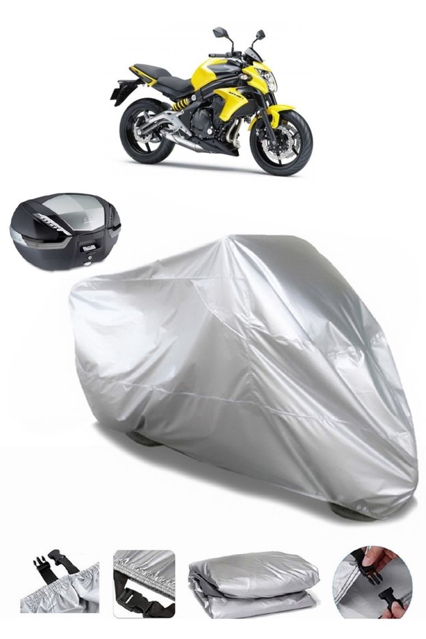 Kawasaki ER-6 N Rear Bag Compatible Motorcycle Tarpaulin Premium Quality Thick