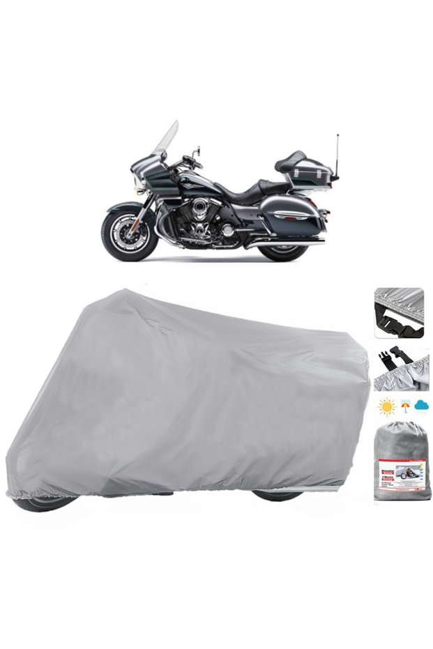 Kawasaki VN 1700 Voyager Motorcycle Tarpaulin Waterproof Uv Sun Protection