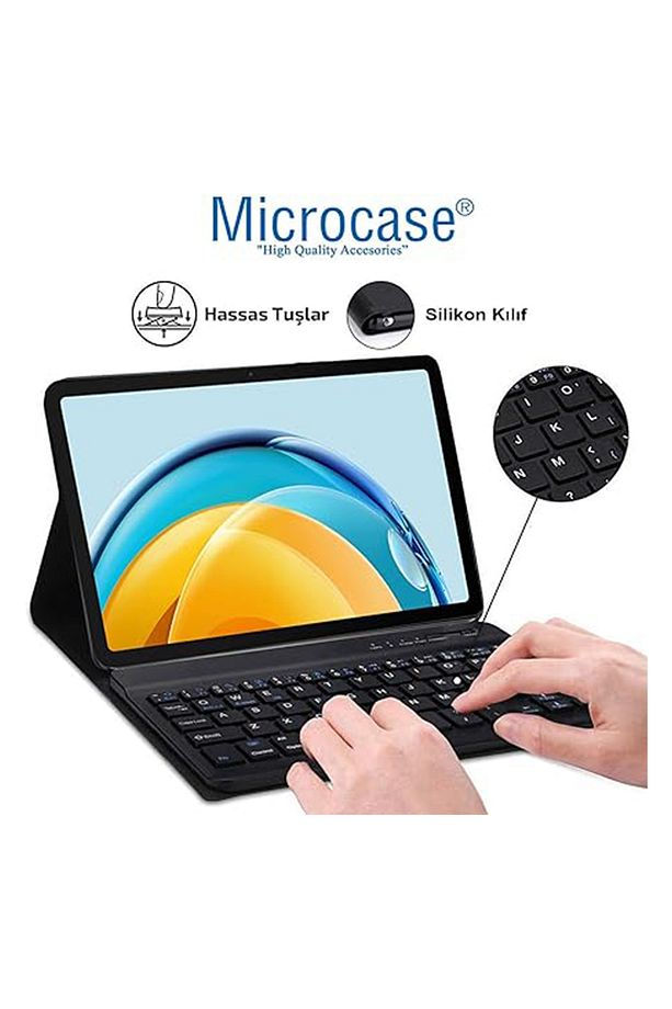 HUAWEI MatePad 11.5 inch Tablet ile Uyumlu Bluetooth Klavyeli Standlı Kılıf - BKK4 - 2