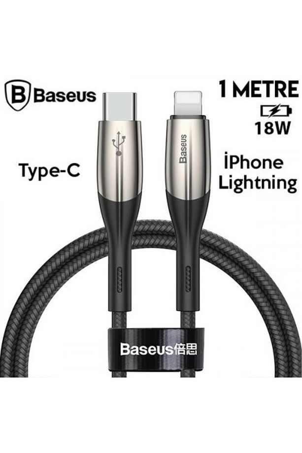 Super Şarj Örgü Tasarım 1mt 18w Iphone Şarj Kablo Iphone 11 12 13 14 Pro Max Şarj Ve Veri Akt - 4