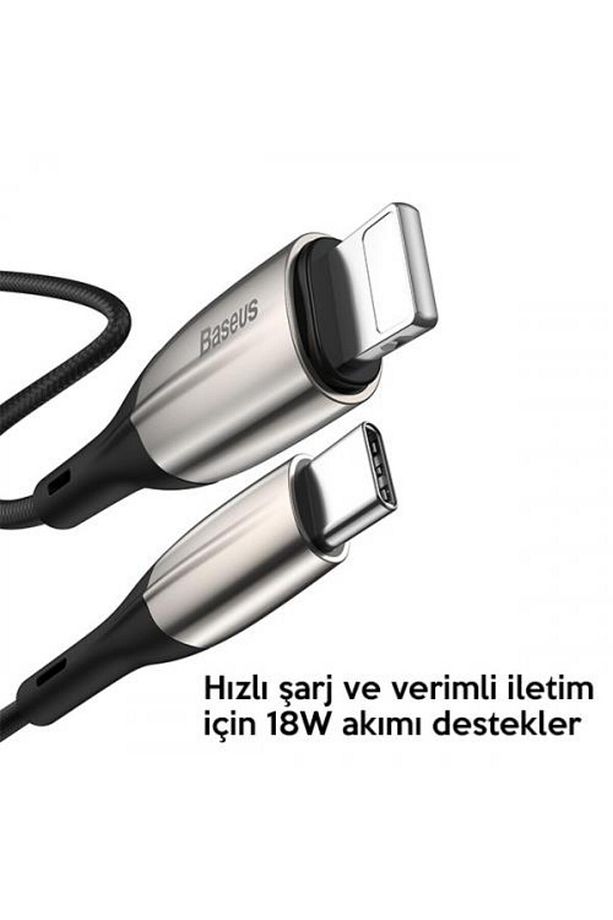 Super Şarj Örgü Tasarım 1mt 18w Iphone Şarj Kablo Iphone 11 12 13 14 Pro Max Şarj Ve Veri Akt - 5