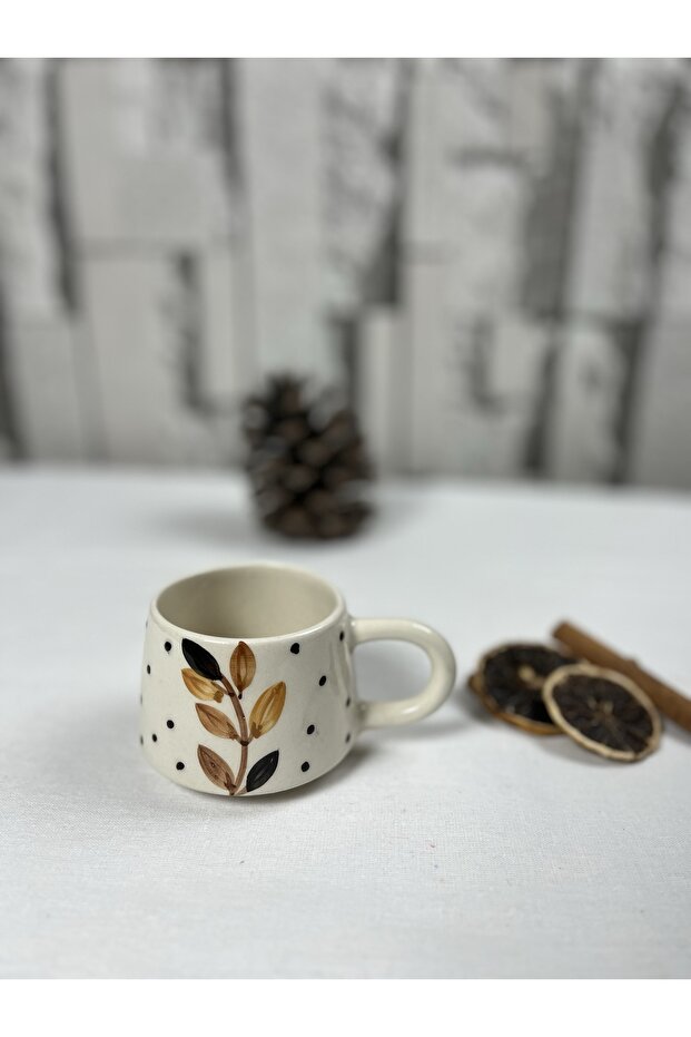 كوب سيراميك منقوش سعة 225 مل - 3