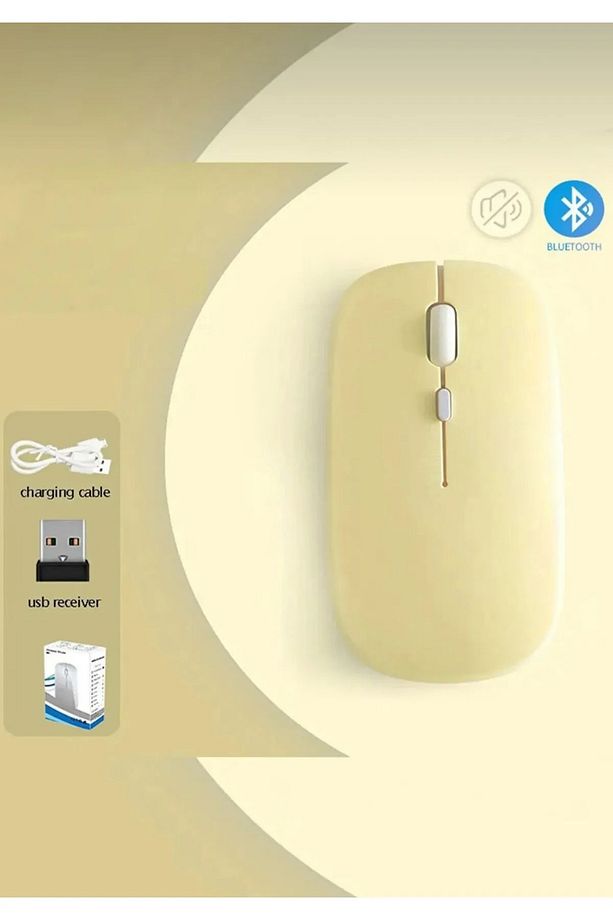 Mouse Bluetooth Wireless Şarjlı Fare 2.4g mouse - 2